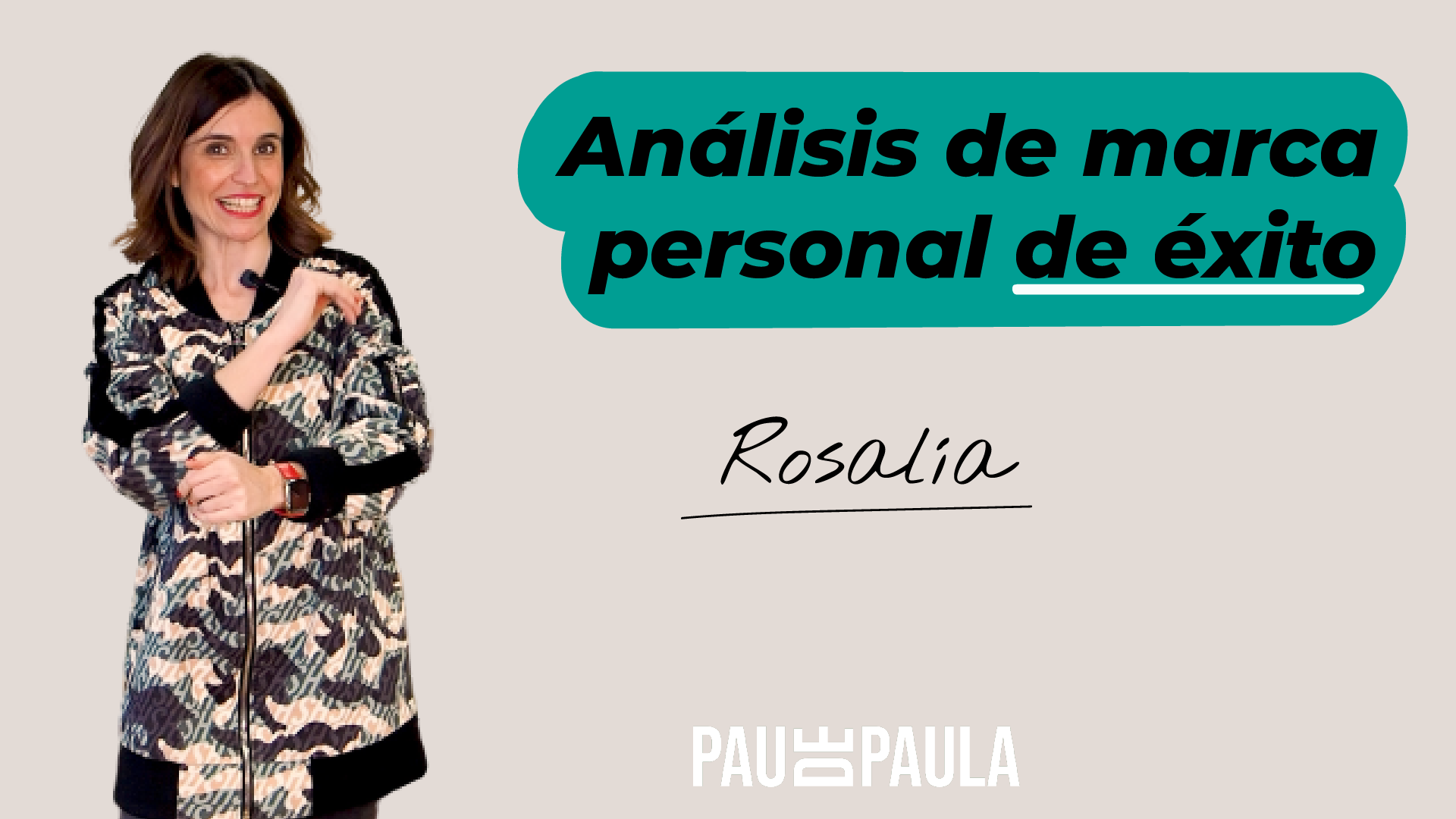 El secreto de la marca personal de Rosalía